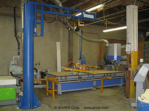 Light Duty Air Powered Generator with Four Pad Lifting Frame for Lifting & Handling Steel Plate 12 ft x 6 ft (3.7 m x 1.8 m) up to 500 lbs (227 kg)